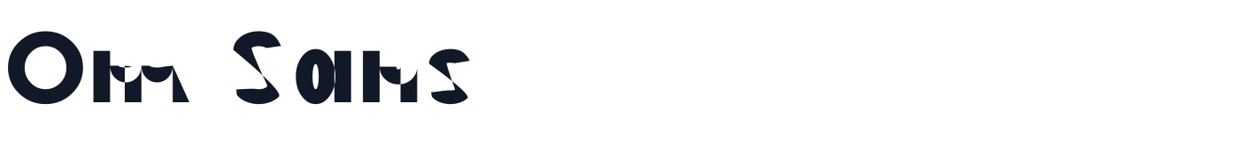 Om Sans — OmSans-Bold.ttf