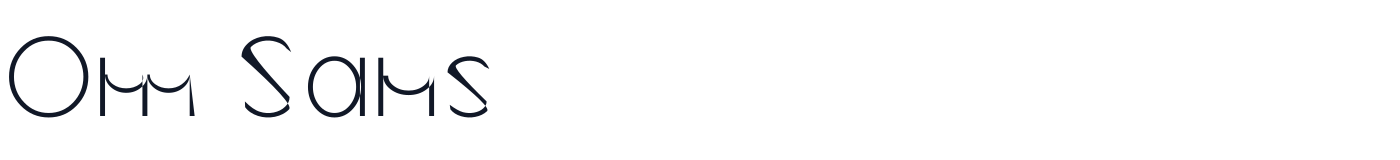 Om Sans — OmSans-ExtraLight.otf