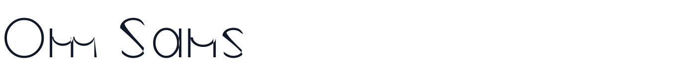 Om Sans — OmSans-ExtraLight.ttf