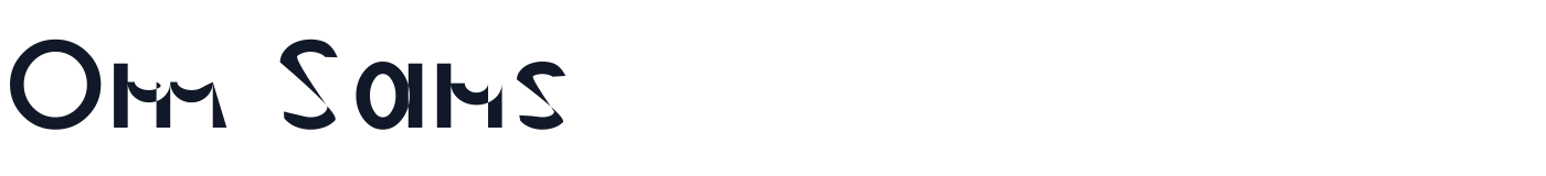 Om Sans — OmSans-Medium.ttf