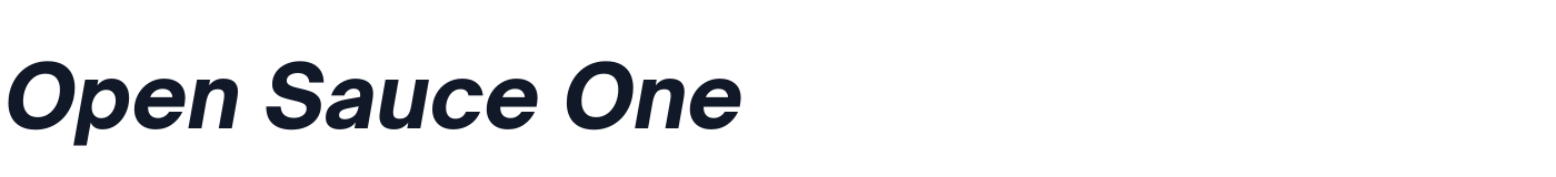 Open Sauce One — open-sauce-one-latin-800-italic.ttf