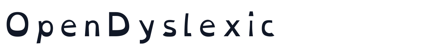 OpenDyslexic — OpenDyslexic-Regular.otf