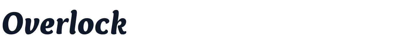 Overlock — Overlock-BlackItalic.ttf