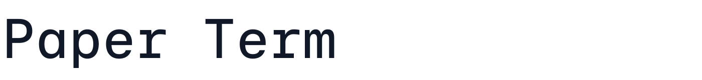 Paper Term — PaperTerm-Medium.otf