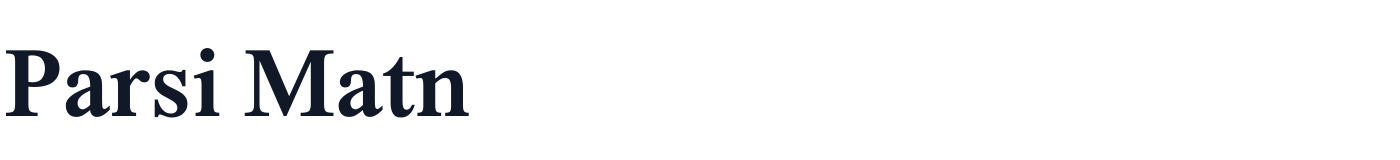 Parsi Matn — ParsiMatn-Bold.ttf