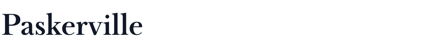 Paskerville — Paskerville-Bold.otf