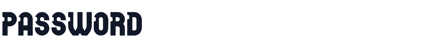 Password — Password.ttf