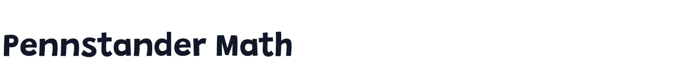 Pennstander Math — PennstanderMath-Bold.otf