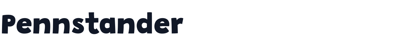 Pennstander — Pennstander-Black.otf