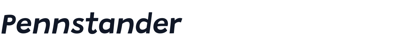 Pennstander — Pennstander-ItalicSemiBold.otf