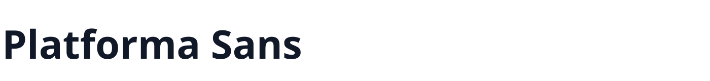 Platforma Sans — PlatformaSans-Bold.ttf