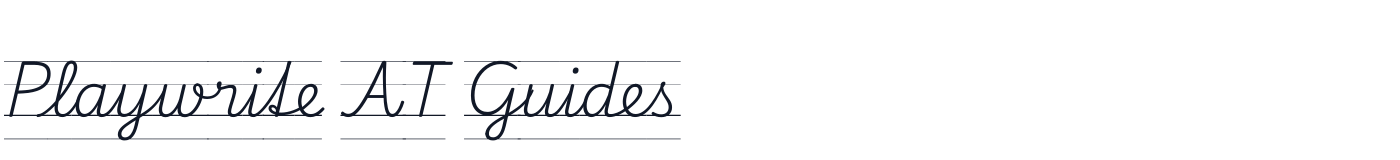 Playwrite AT Guides — PlaywriteATGuides-Italic.ttf