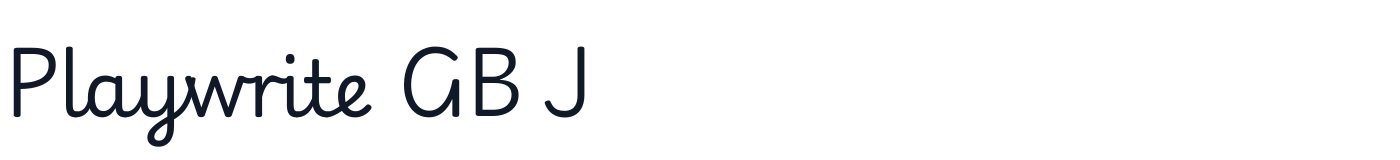 Playwrite GB J — PlaywriteGBJ[wght].ttf