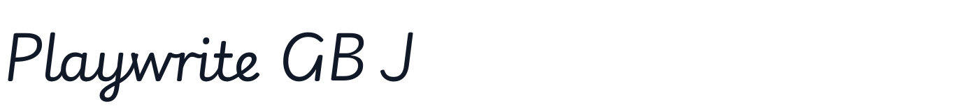 Playwrite GB J — PlaywriteGBJ-Italic[wght].ttf