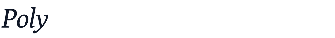 Poly — Poly-Italic.ttf