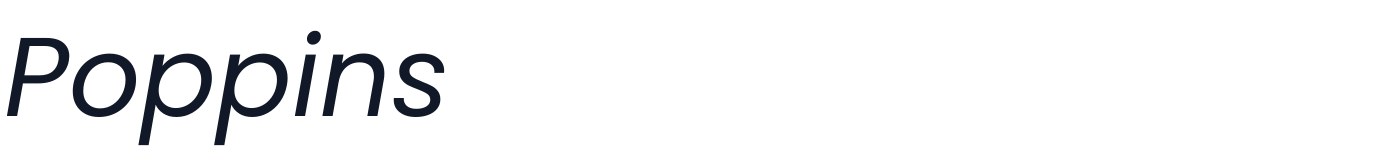 Poppins — Poppins-Italic.ttf