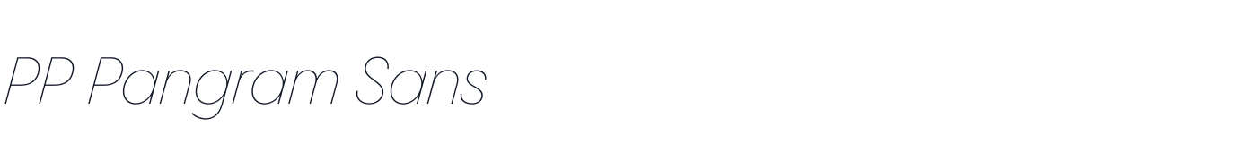 PP Pangram Sans — CompactThinItalic.otf