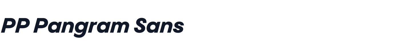 PP Pangram Sans — ExtraboldItalic.otf