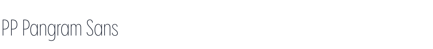 PP Pangram Sans — Extralight.otf