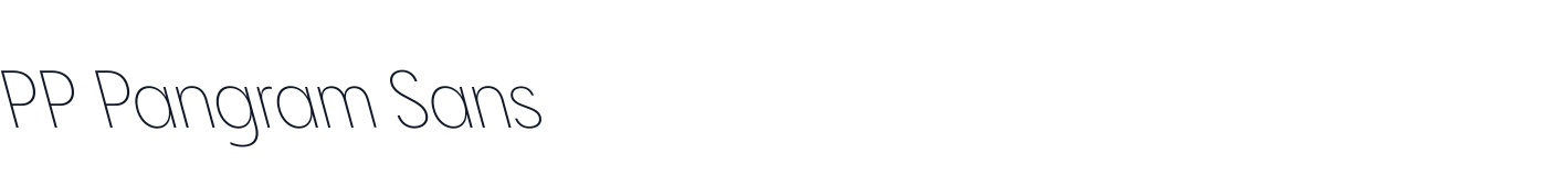 PP Pangram Sans — ExtralightReclined.otf