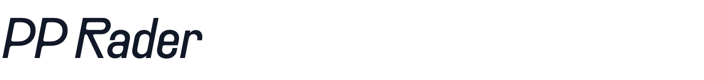 PP Rader — Italic.otf