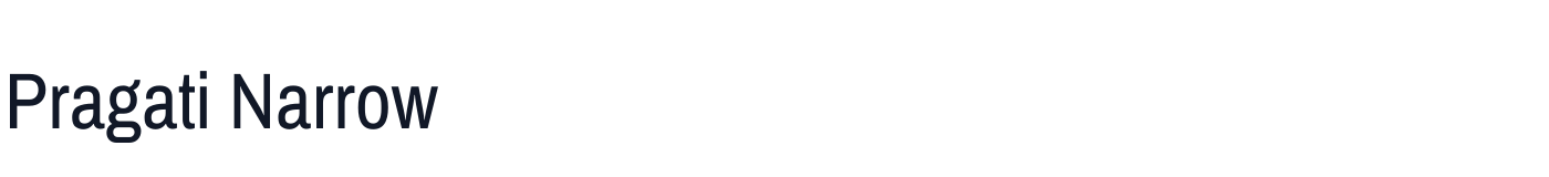 Pragati Narrow — PragatiNarrow-Regular.ttf