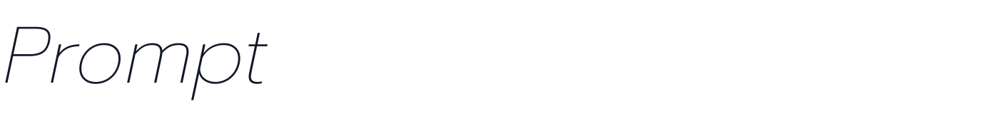 Prompt — Prompt-ThinItalic.ttf