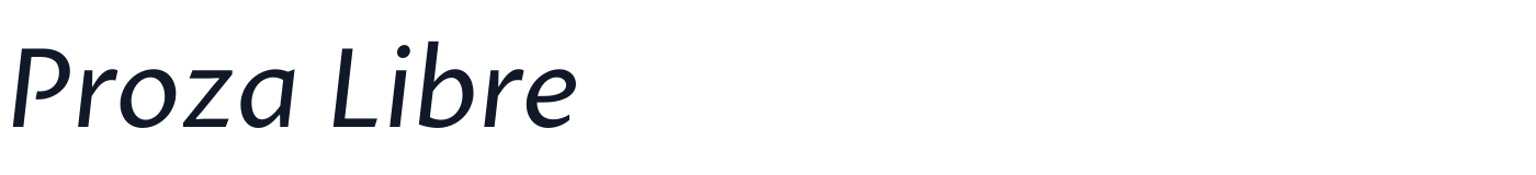 Proza Libre — ProzaLibre-Italic.ttf