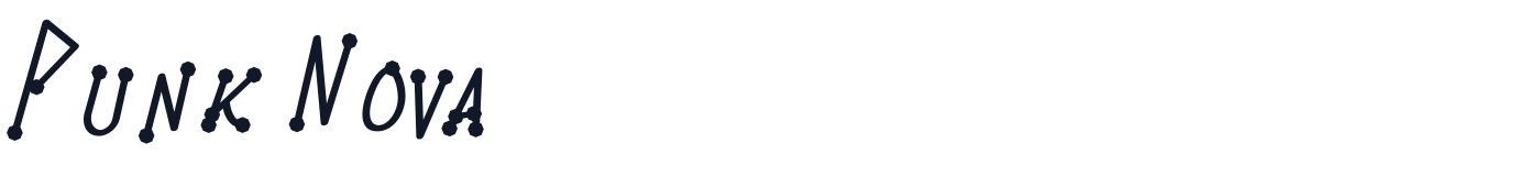 Punk Nova — punknova-slanted.otf