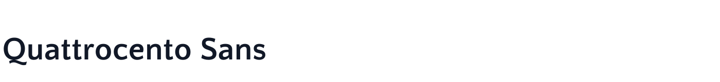 Quattrocento Sans — QuattrocentoSans-Bold.ttf