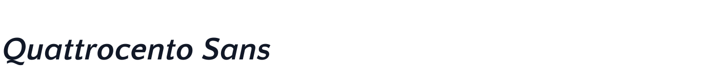 Quattrocento Sans — QuattrocentoSans-BoldItalic.ttf
