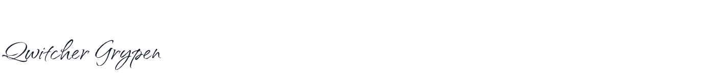 Qwitcher Grypen — QwitcherGrypen-Regular.ttf