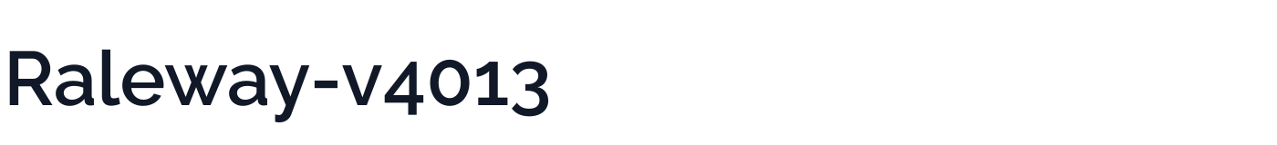 Raleway-v4013 — Raleway-v4013-SemiBold.otf