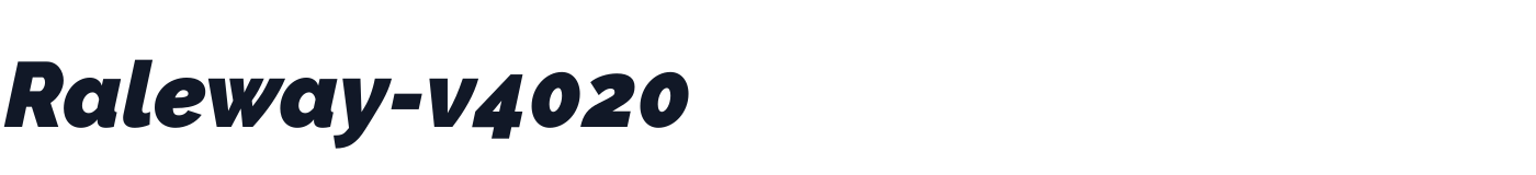 Raleway-v4020 — Raleway-v4020-BlackItalic.otf
