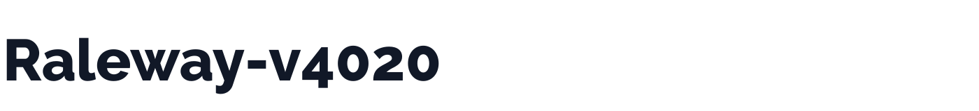 Raleway-v4020 — Raleway-v4020-ExtraBold.otf