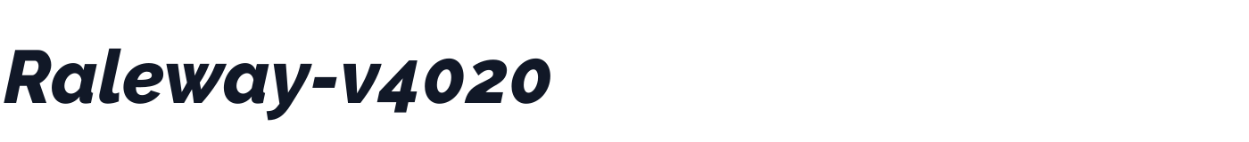 Raleway-v4020 — Raleway-v4020-ExtraBoldItalic.otf