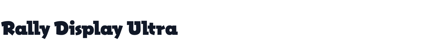 Rally Display Ultra — RallyDisplay-Ultra.otf
