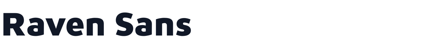 Raven Sans — RavenSans-Black.ttf