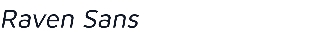 Raven Sans — RavenSans-Italic[wght].ttf