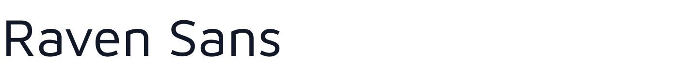 Raven Sans — RavenSans-Regular.ttf