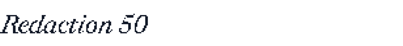 Redaction 50 — redaction-50-latin-400-italic.ttf