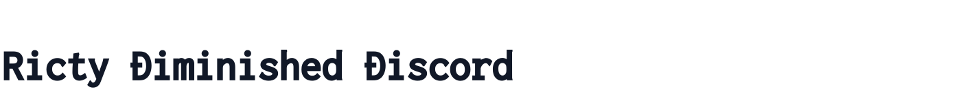 Ricty Diminished Discord — RictyDiminishedDiscord-Bold.ttf