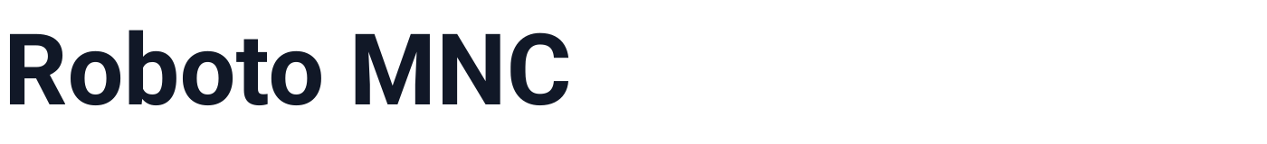 Roboto MNC — RobotoMNC-Bold.ttf