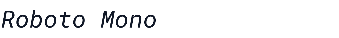 Roboto Mono — RobotoMono-Italic[wght].ttf