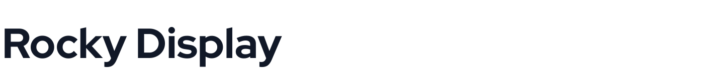 Rocky Display — RockyDisplay-Bold.ttf