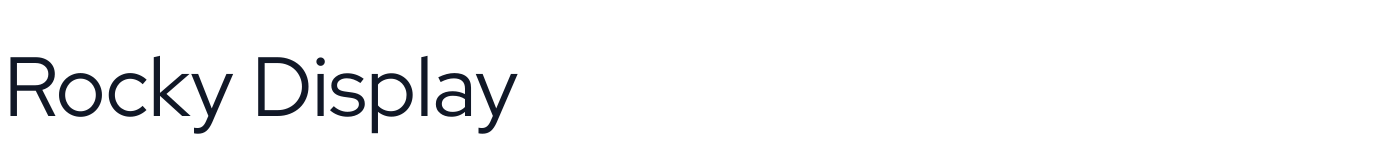 Rocky Display — RockyDisplay-Regular_source.ttf