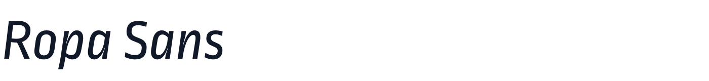 Ropa Sans — RopaSans-Italic.ttf