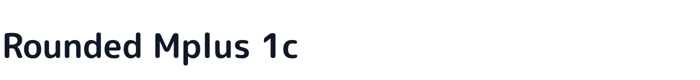 Rounded Mplus 1c — MPLUSRounded1c-Bold.ttf