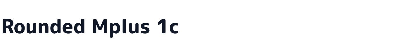 Rounded Mplus 1c — MPLUSRounded1c-ExtraBold.ttf