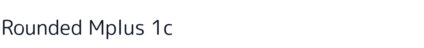 Rounded Mplus 1c — MPLUSRounded1c-Regular.ttf